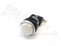 Drukcontact Arcade/Joystick transparant wit met verlichting 24,2mm